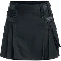 Forplay Minirok - Kilt - S tot 3XL - voor Vrouwen - zwart | Maat M