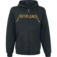 Metallica Vest met capuchon - Hetfield Iron Cross Guitar - S tot 3XL - voor Mannen - zwart - Maat XL
