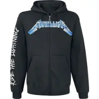 Metallica Vest met capuchon - Ride The Lightning - S tot 5XL - voor Mannen - zwart - Maat 3XL