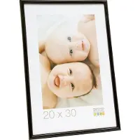Deknudt Frames kunststof, zwart glanzend fotomaat 50x60 cm