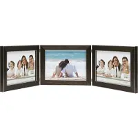 Deknudt Frames fotokader drieluik bruin kunststof