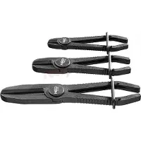 ABC-led Klemtang Flexibele Leidingen - Kunststof Set van 3 - Zwart Neo-Tools 11-224