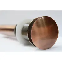 Teakea Pop-up Afvoerplug zonder overloop Rosé Goud 1 1/4 Inch