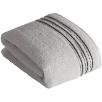Vossen Douchelaken Cult de Luxe Light Grey (set van 2) (67 x 140 cm)