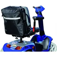 Splash - Rolstoel & Scootmobieltas - Hi-Vis zwart - H 45 x B 40 x D 10 cm