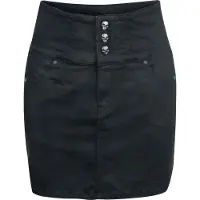 Rock Rebel by EMP Minirok - Miss Nothing - XS tot 3XL - voor Vrouwen - zwart - Maat XS