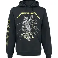 Metallica Trui met capuchon - ...And Justice For All - S tot 5XL - voor Mannen - zwart - Maat S