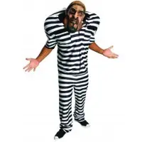 Rubies Kostuum - Big Bruizer Jail Bird - Heren - XL