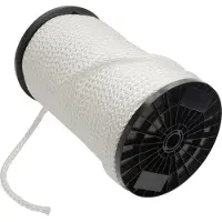 Dx Touw gevlochten PP wit 4mmx200m