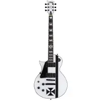LTD Guitars Signature James Hetfield Ironcross Snow White Lh Snow White