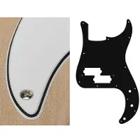 Boston PB-315-W slagplaat voor P-stijl basgitaar 3-laags wit