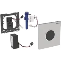 Geberit Sigma 10 urinoir bedieningsplaat infrarood netvoeding Rvs Geborsteld