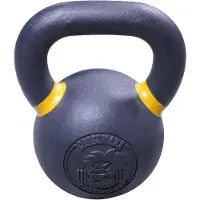Lifemaxx Crossmaxx Kettlebell - Gietijzer met Poedercoating - 32 kg