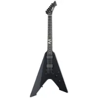 ESP James Hetfield Signature Vulture Black Satin elektrische gitaar met koffer