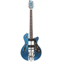 Duesenberg Alliance Mike Campbell I Metallic Light Blue elektrische gitaar met koffer