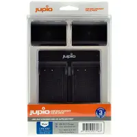 Jupio Kit: 2x Battery DMW-BLF19E 1860mAh + USB Dual Charger