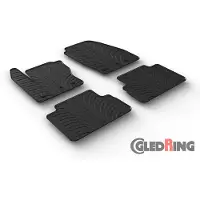 GledRing Rubbermatten Ford C-Max 2015- (T profiel 4-delig + montageclips) voor o.a. FORD
