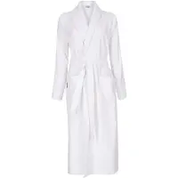 Badrock Unisex badjas wit - velours katoen - sjaalkraag - maat XS