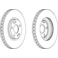FERODO DDF1143 Remschijf
