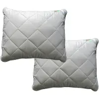 ISleep Bamboo Comfort Hoofdkussen Set (2 Stuks) - 60x70 cm - Wit