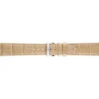 Morellato PMX027BOLLE IG - Horlogebandje - Leer - Beige - 14 mm