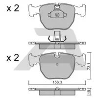 AISIN BPBM-1004 Remblokken