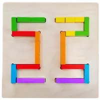 Engelhart vormenpuzzel staafjes - 20 stukjes