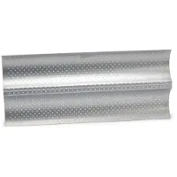 Patisse 12x Patisse Stokbroodbakje 'Zilveren bovenkant, Bakblik, Zilver