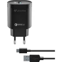 Cellularline TETRACHHUKITQCTYCK Reislader kit, 18W usb-c