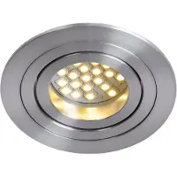 Lucide TUBE - Inbouwspot - Ø 9,2 cm - 1xGU10 - Mat chroom
