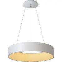 Lucide TALOWE LED - Hanglamp - Ø 60 cm - LED Dimb. - 1x39W 3000K - Wit