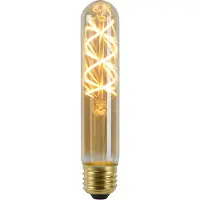 Lucide T32 - Filament lamp - Ø 3 cm - LED Dimb. - E27 - 1x4,9W 2200K - Amber