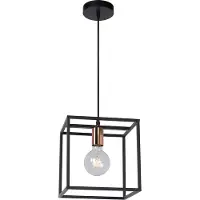 Lucide ARTHUR - Hanglamp - 1xE27 - Zwart