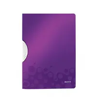 Leitz Wow Klemmap Colorclip, Ft A4, Paars