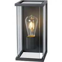 Lucide Claire Wand L Zwart 1 Lichtpunt met Sensoren
