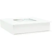 Deknudt Fotoalbum - - S66DJ4 - Leer of Kunstleer - 8 x 8 cm - Wit