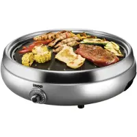 Unold tafelgrill Asia-Grill zilverkleur 58546, 1900 watt