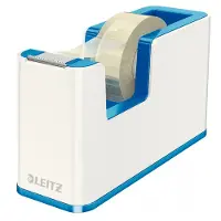 Leitz Plakbanddispenser WOW 5364 Wit, Blauw Rolbreedte (max.): 19 mm Rollengte (max.) 33 m
