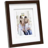 Deknudt Frames fotolijst S65KQ1 - bruin met passe-partout - foto 20x30