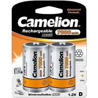 Camelion Oplaadbare D / HR20 Ni-Mh Batterijen (2 stuks, 7000 mAh)