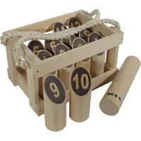 Bex Number Kubb Original In Houten Kist - Rubberhout