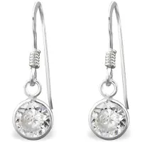 Montebello Oorbellen Bedia - Dames - 925 Zilver - Zirkonia - ?10 mm - 20 mm