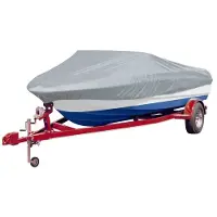 vidaXL Boothoes grijs 610-671 cm (lengte) 254 cm (breedte)