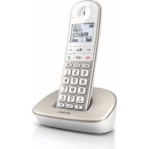 Avis - Philips Linea Téléphone fixe sans fil Design V M3501W/34