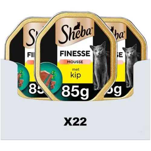Sheba Mini Filets in Saus met gevogelte multipack natvoer kat