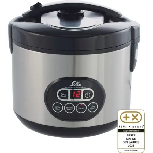 Rijstkoker Met Stomer - Met Opwarmende Functie - 11 Functies Slowcooker Rice Cooker Warmhoudfunctie 5 Tot 6 Personen Rvs Multi Cooker Anti Aanbaklaag Binnenpan Geborsteld Zwar